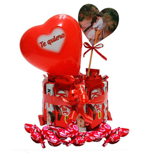 Maxi caramelo kitkat con foto personalizada para San Valentín