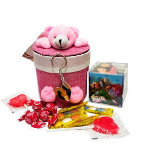 Pack regalo San Valentín con cubo y llavero personzalizables con foto